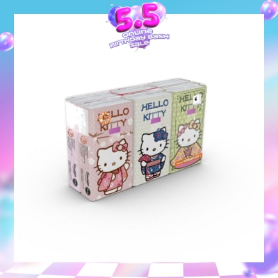 HELLO KITTY - Soft Tissue Paper 4ply Extra Thick Japan 6s