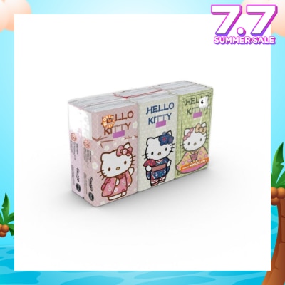 HELLO KITTY Soft Tissue Paper 4ply Extra Thick Japan 6s