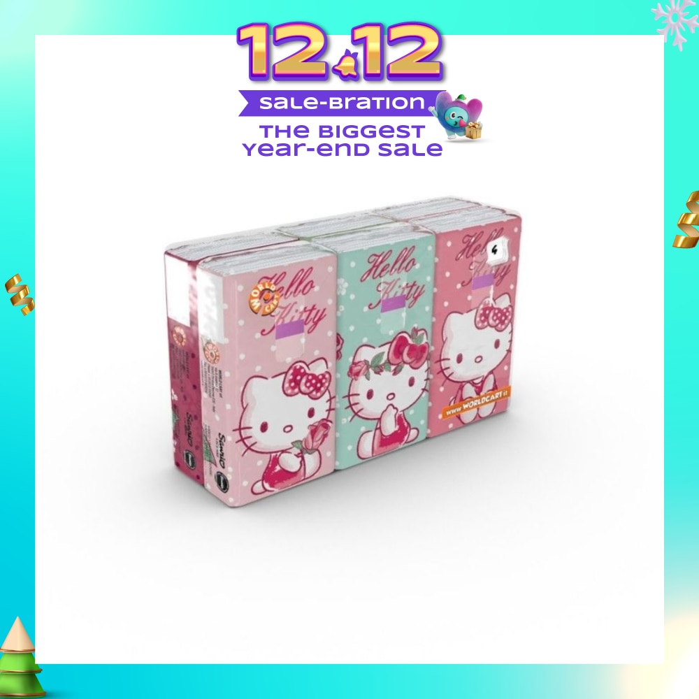 Soft Tissue Paper 4ply Extra Thick Flower 6s