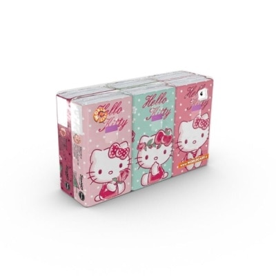 HELLO KITTY Soft Tissue Paper 4ply Extra Thick Flower 6s