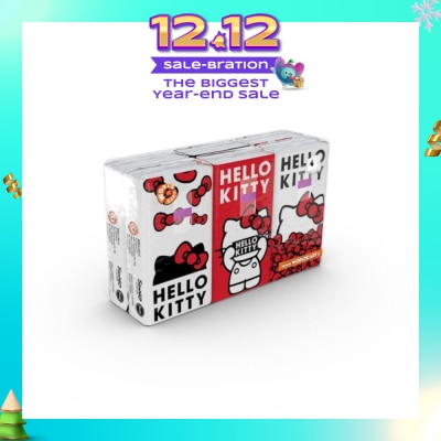 HELLO KITTY Soft Tissue Paper 4ply Extra Thick Icon 6s