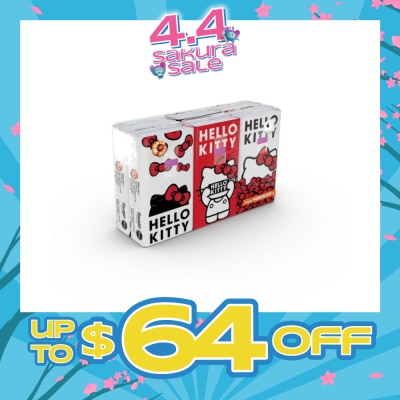 HELLO KITTY - Soft Tissue Paper 4ply Extra Thick Icon 6s