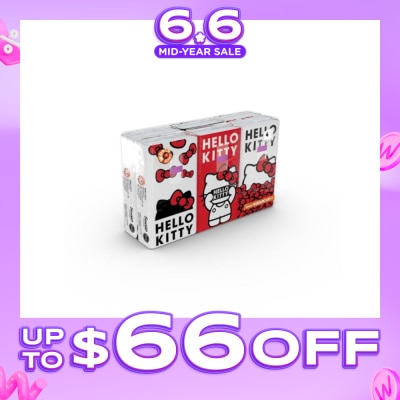HELLO KITTY - Soft Tissue Paper 4ply Extra Thick Icon 6s
