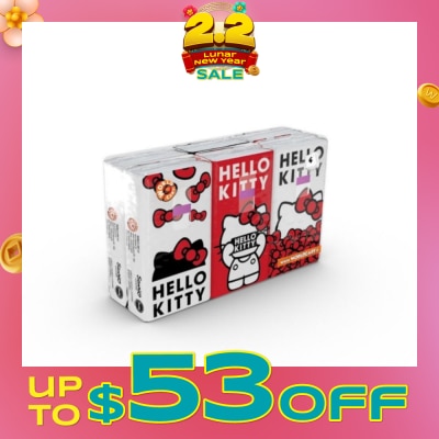 HELLO KITTY Soft Tissue Paper 4ply Extra Thick Icon 6s