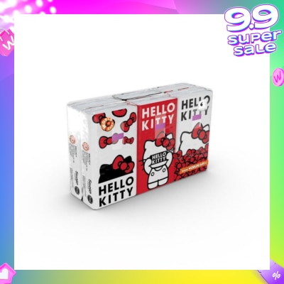 HELLO KITTY Soft Tissue Paper 4ply Extra Thick Icon 6s