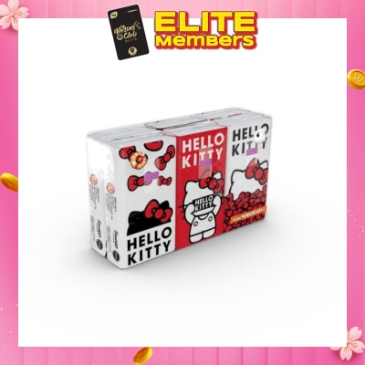 HELLO KITTY Soft Tissue Paper 4ply Extra Thick Icon 6s
