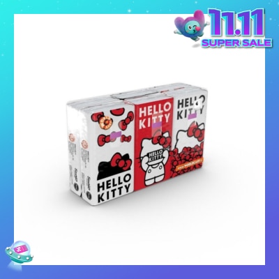 HELLO KITTY Soft Tissue Paper 4ply Extra Thick Icon 6s