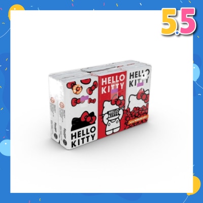 HELLO KITTY Soft Tissue Paper 4ply Extra Thick Icon 6s