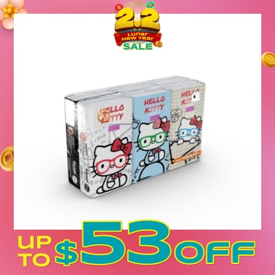 HELLO KITTY Soft Tissue Paper 4ply Extra Thick Math 6s