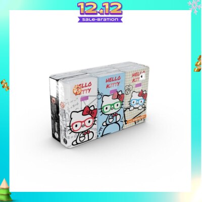 HELLO KITTY Soft Tissue Paper 4ply Extra Thick Math 6s