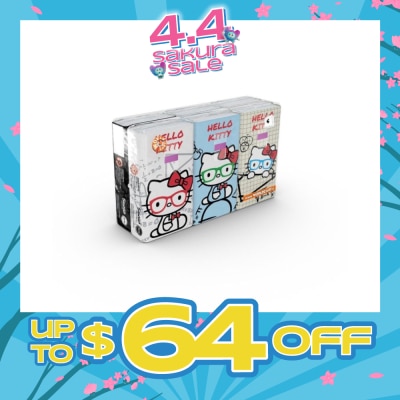 HELLO KITTY - Soft Tissue Paper 4ply Extra Thick Math 6s