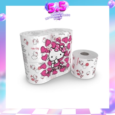 HELLO KITTY - 3ply Soft Toilet and Bathroom Paper 4s