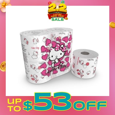 HELLO KITTY 3ply Soft Toilet and Bathroom Paper 4s