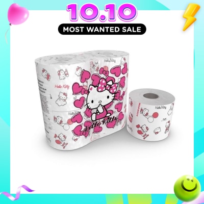 HELLO KITTY 3ply Soft Toilet and Bathroom Paper 4s image