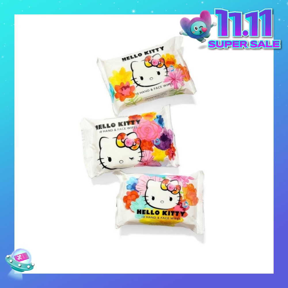 Hand & Face Wipes Fragrance Free 3s