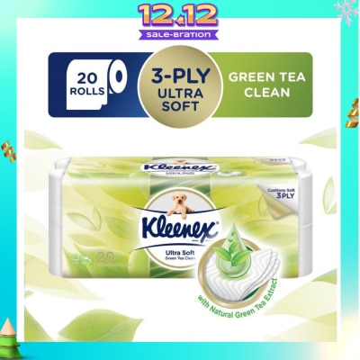 KLEENEX Kleenex Ultra Soft Toilet Paper Green Tea 20 Rolls