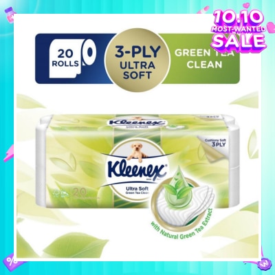 KLEENEX Kleenex Ultra Soft Toilet Paper Green Tea 20 Rolls