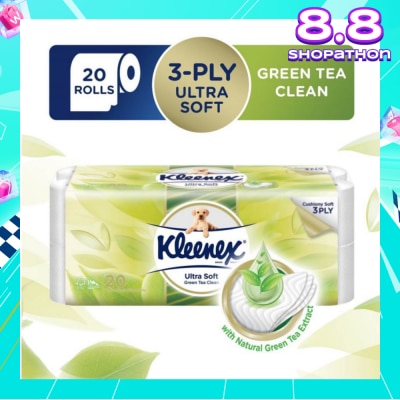 KLEENEX Kleenex Ultra Soft Toilet Paper Green Tea 20 Rolls