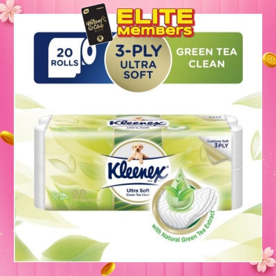 KLEENEX Kleenex Ultra Soft Toilet Paper Green Tea 20 Rolls