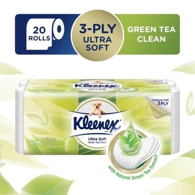 KLEENEX Kleenex Ultra Soft Toilet Paper Green Tea 20 Rolls