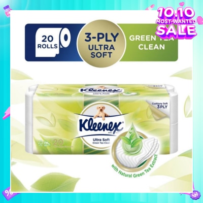 KLEENEX Kleenex Ultra Soft Toilet Paper Green Tea 20 Rolls