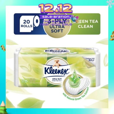 KLEENEX Kleenex Ultra Soft Toilet Paper Green Tea 20 Rolls