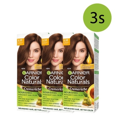 GARNIER - Color Natural #5.32 Caramel Brown Bundle Set 1s