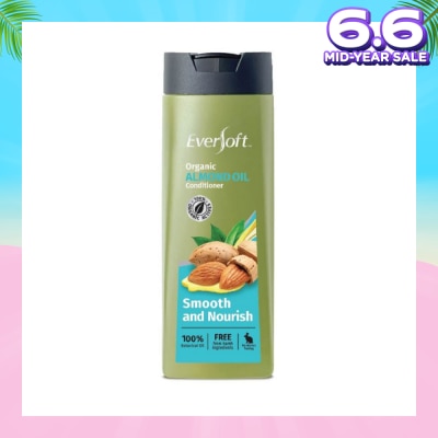 EVERSOFT 100% Organic Almond Oil Conditioner (Smooth & Nourish) 400ml