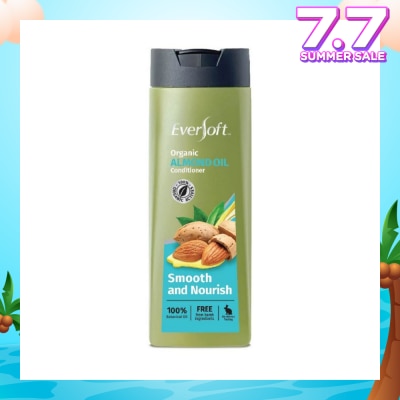 EVERSOFT 100% Organic Almond Oil Conditioner (Smooth & Nourish) 400ml