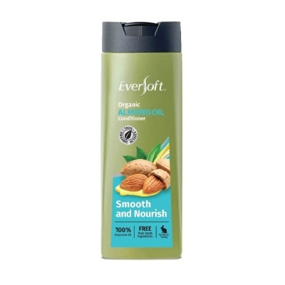 EVERSOFT 100% Organic Almond Oil Conditioner (Smooth & Nourish) 400ml