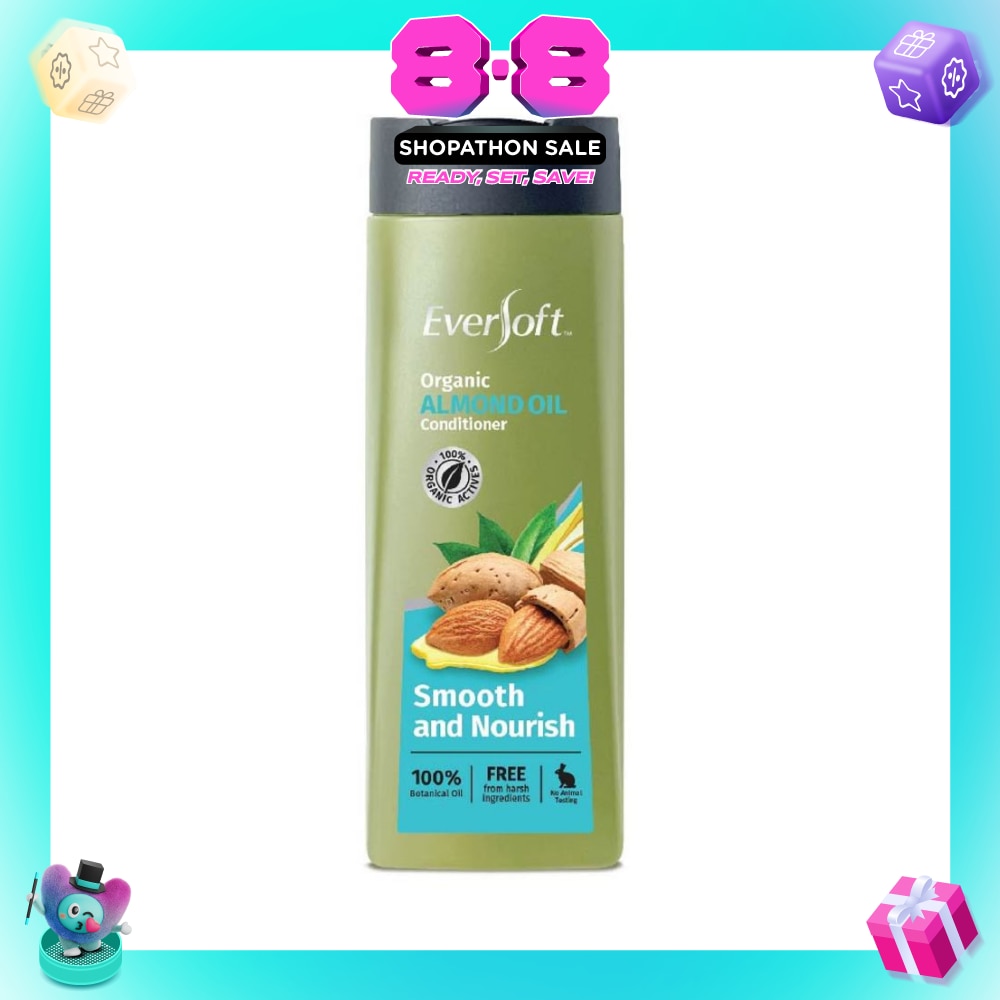 100% Organic Almond Oil Conditioner (Smooth & Nourish) 400ml