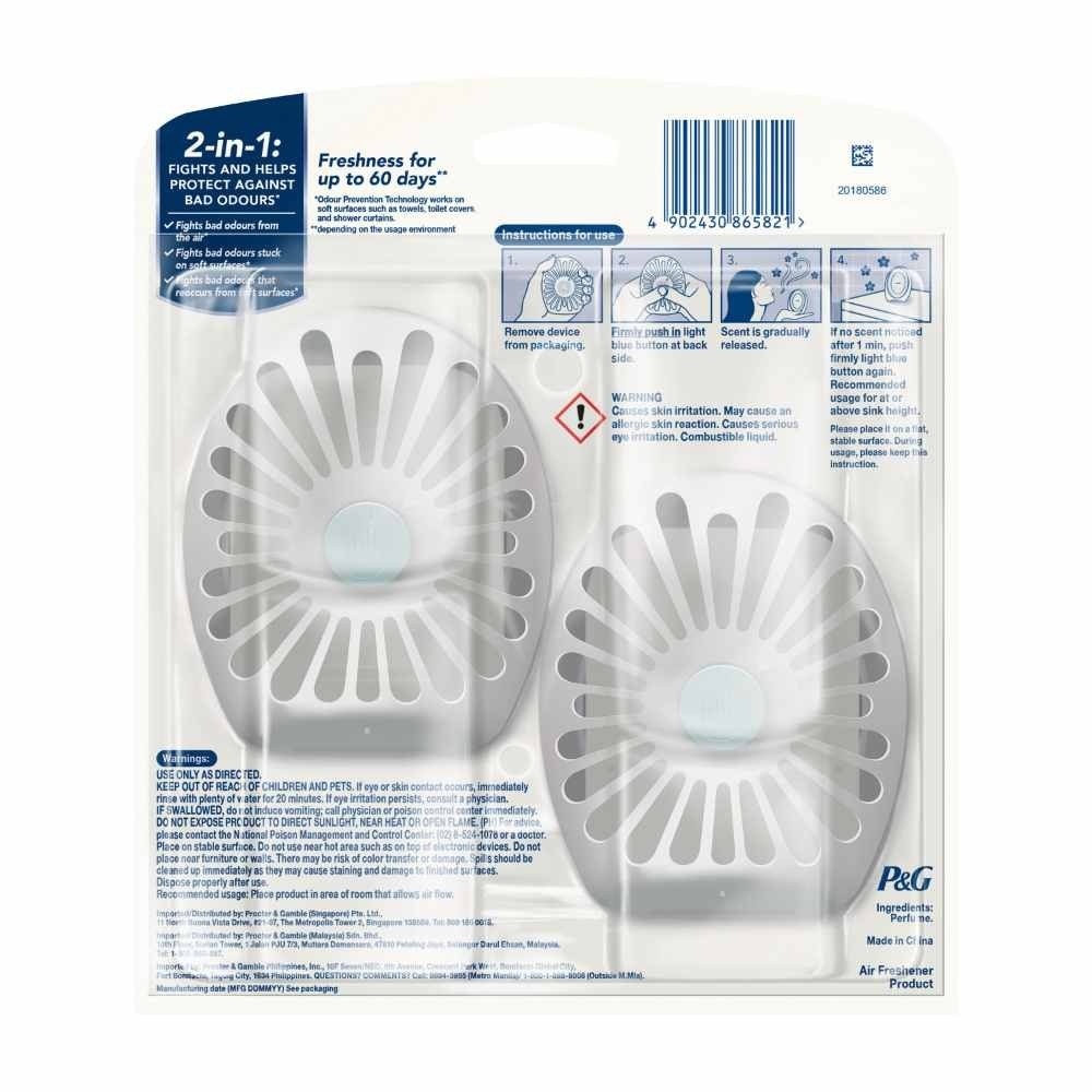 Bathroom Air Freshener Mild Lavender 6ml x 2s