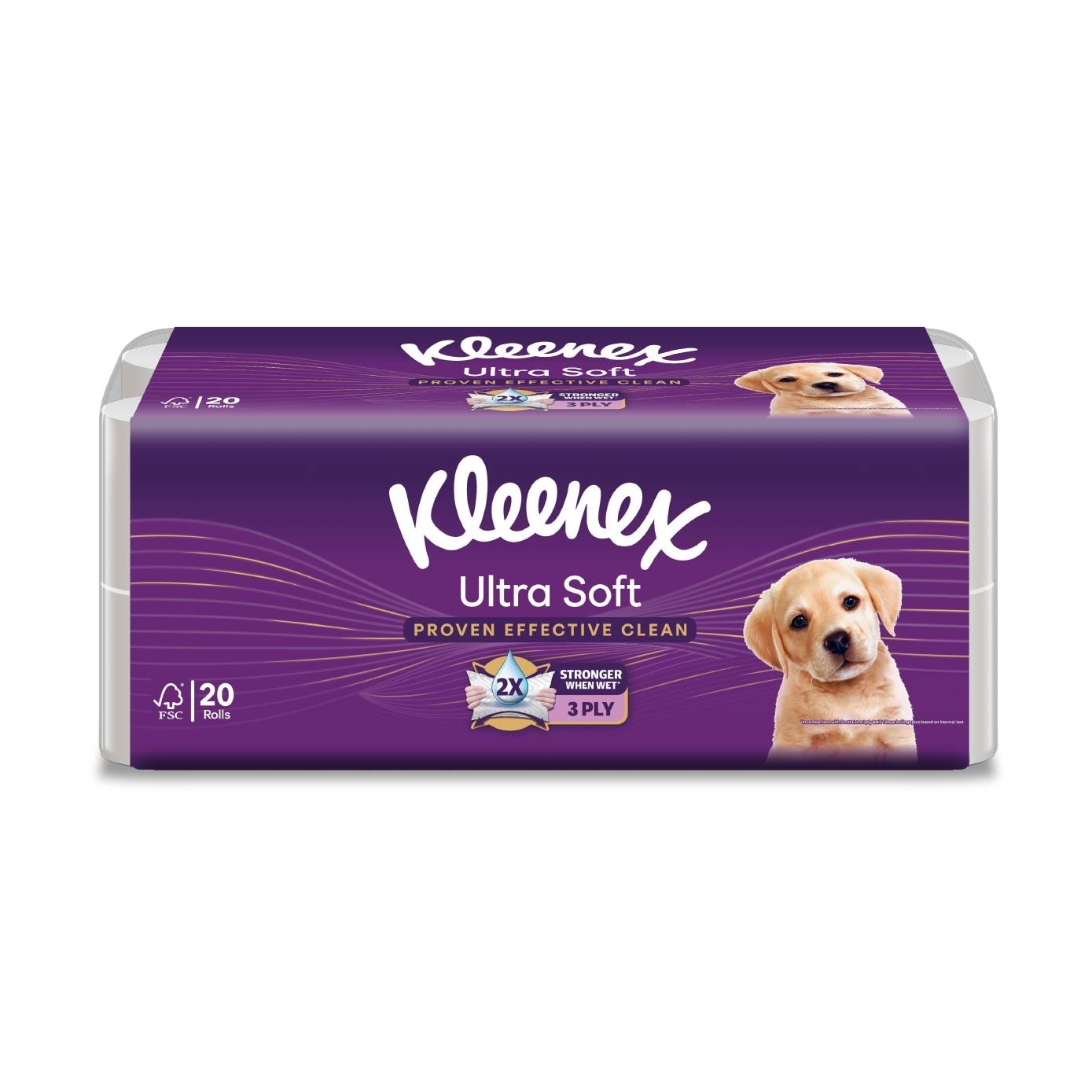 KLEENEX Ultra Soft Toilet Tissue Paper Cottony Clean 20 Rolls<BR> image