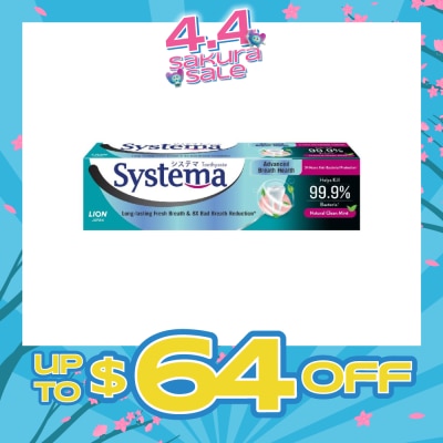 SYSTEMA - Advanced Breath Health Toothpaste Natural Clean Mint 130g