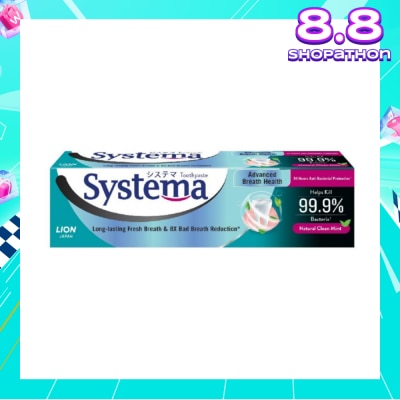 SYSTEMA Advanced Breath Health Toothpaste Natural Clean Mint 130g