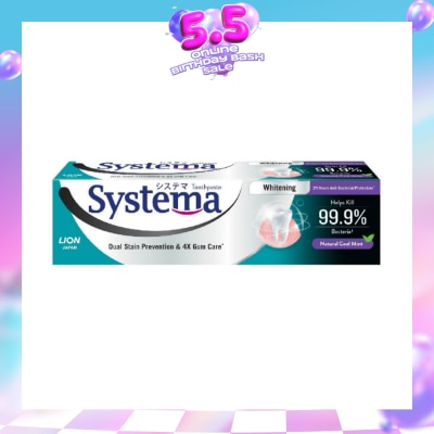 SYSTEMA - Whitening Toothpaste Natural Cool Mint 130g