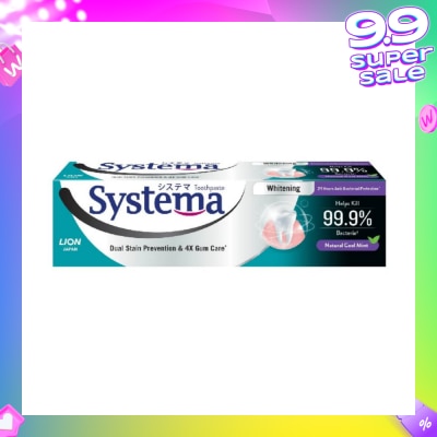 SYSTEMA Whitening Toothpaste Natural Cool Mint 130g
