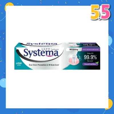SYSTEMA Whitening Toothpaste Natural Cool Mint 130g