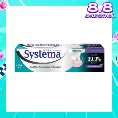 SYSTEMA Whitening Toothpaste Natural Cool Mint 130g