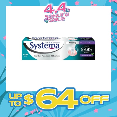 SYSTEMA - Whitening Toothpaste Natural Cool Mint 130g