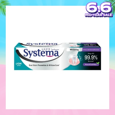 SYSTEMA Whitening Toothpaste Natural Cool Mint 130g