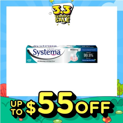 SYSTEMA Systema Whitening Natural Max Fresh Mint Toothpaste 130g