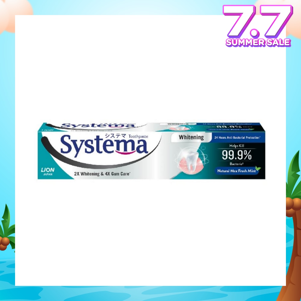 Systema Whitening Natural Max Fresh Mint Toothpaste 130g<BR>