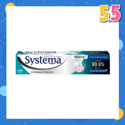 SYSTEMA Systema Whitening Natural Max Fresh Mint Toothpaste 130g
