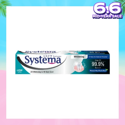 SYSTEMA Systema Whitening Natural Max Fresh Mint Toothpaste 130g