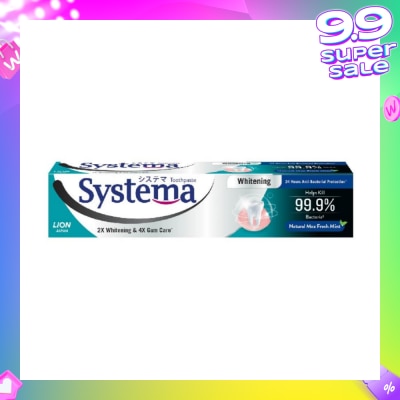 SYSTEMA Systema Whitening Natural Max Fresh Mint Toothpaste 130g