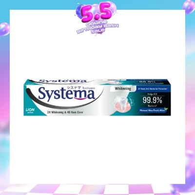 SYSTEMA - Systema Whitening Natural Max Fresh Mint Toothpaste 130g