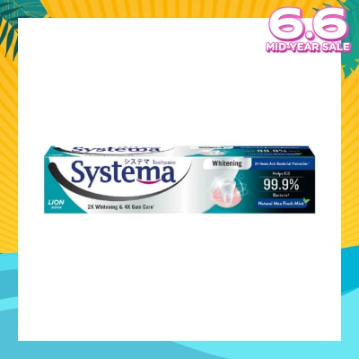 SYSTEMA Systema Whitening Natural Max Fresh Mint Toothpaste 130g