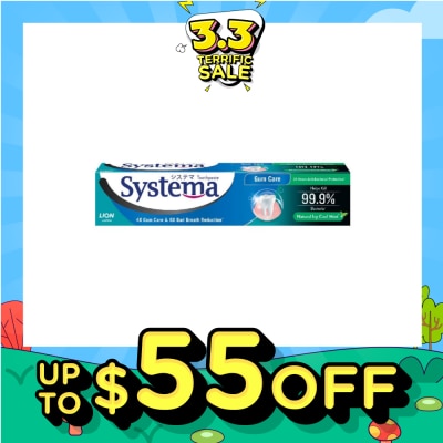 SYSTEMA Gum Care Toothpaste Natural Icy Cool Mint 160g