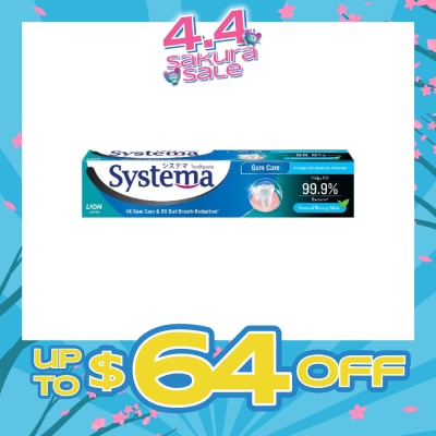 SYSTEMA - Gum Care Toothpaste Natural Breezy Mint 160g